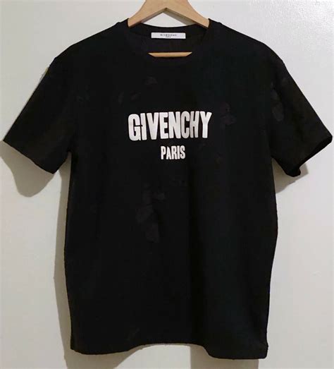 givenchy distressed tee